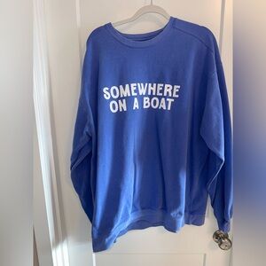 Comfort Colors Blue Crewneck Sweater